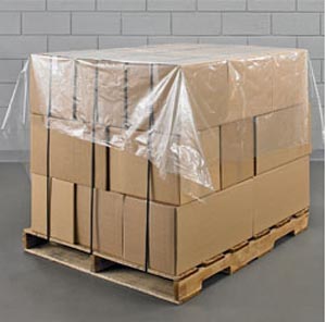 5 x Rolls Of 500 Polythene Pallet Top Covers Sheets 1400mm x 1400mm